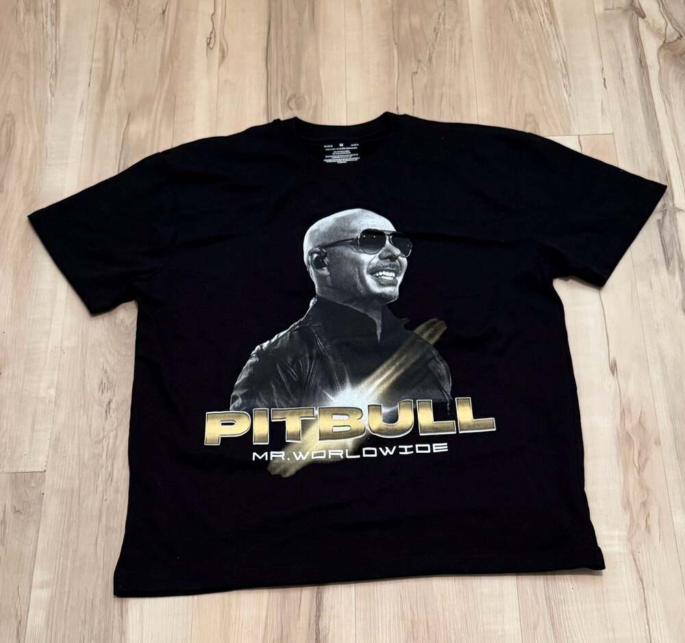 Pitbull Mr. Worldwide Graphic Short Sleeve T-Shirt